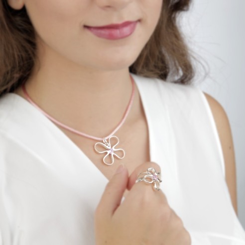 Joyas contra el cancer | Colgante Flor de Vida Grande