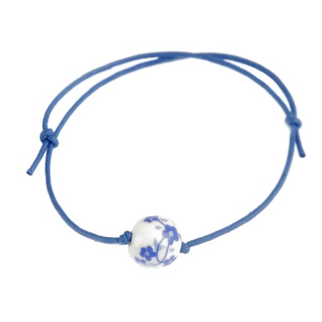 Pulsera solidaria cancer de mama Suerte Buho Azul