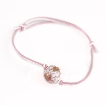 Pulsera solidaria cancer de mama FLORES