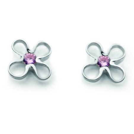 Pendientes Flor de Vida de plata