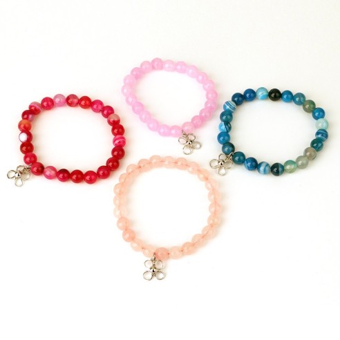 Pulseras solidarias cáncer de mama