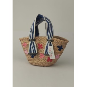 Capazo solidario con asas de algodón