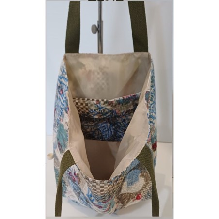 Tote bag solidari de loneta fet a mà 4