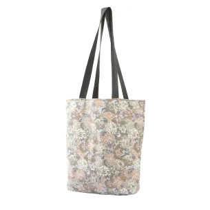 Bolso solidario, tote bag hecha con loneta. Flor de Vida. Hecha a mano